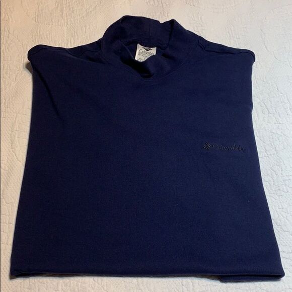 Men’s navy Columbia L/S shirt. L - Picture 1 of 5